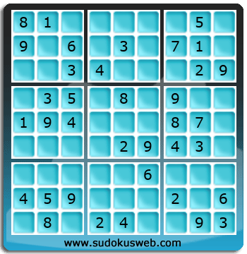 Sudoku von einfacher höhe Sudoku von einfacher höhe
