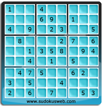 Sudoku von einfacher höhe