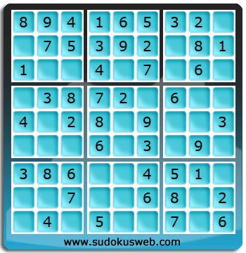 Sudoku de Niveau Très Facile