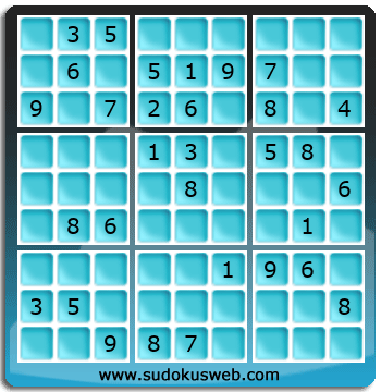 Sudoku von mittelmässiger höhe