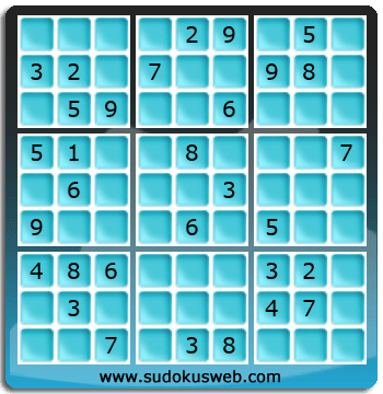 Sudoku von mittelmässiger höhe