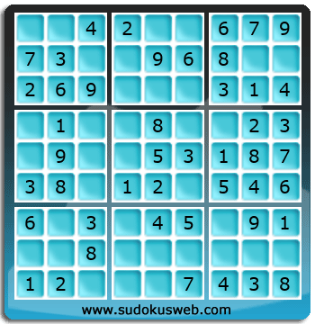 Nivel Muito Facil de Sudoku