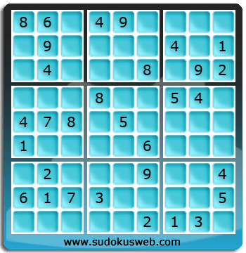 Sudoku von mittelmässiger höhe