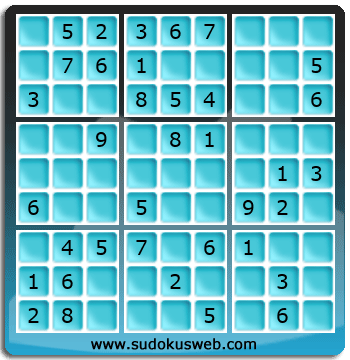 Sudoku von einfacher höhe Sudoku von einfacher höhe