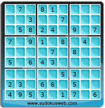 Sudoku von einfacher höhe