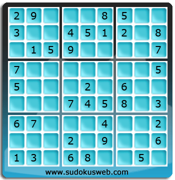 Sudoku de Niveau Facile Sudoku de Niveau Facile