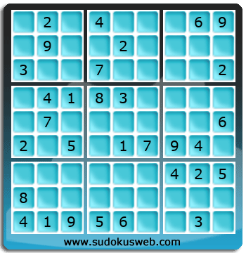 Sudoku von mittelmässiger höhe