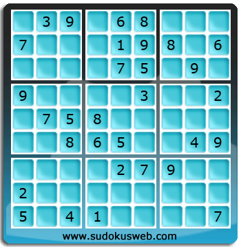 Sudoku von mittelmässiger höhe Sudoku von mittelmässiger höhe