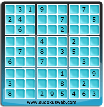 Sudoku von mittelmässiger höhe