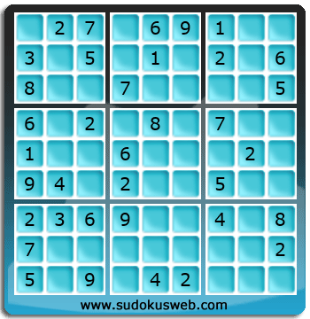 Sudoku von einfacher höhe