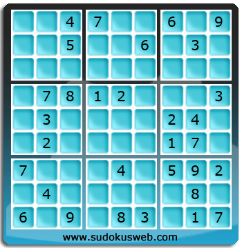 Sudoku von mittelmässiger höhe