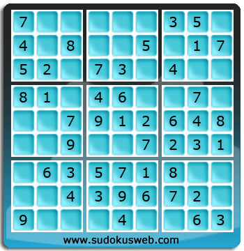 Sudoku de Niveau Très Facile Sudoku de Niveau Très Facile