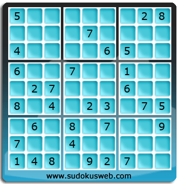 Sudoku von mittelmässiger höhe