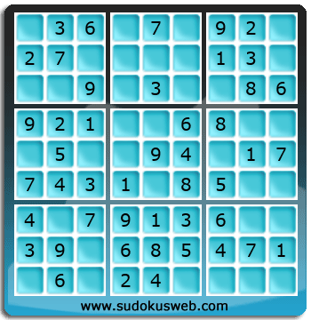 Sudoku de Niveau Très Facile