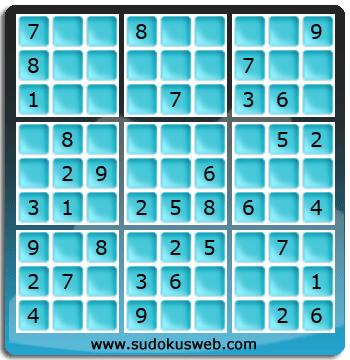 Nivel Facil de Sudoku