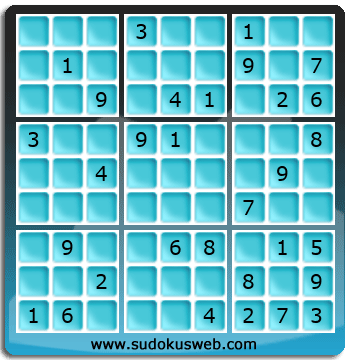 Sudoku von mittelmässiger höhe