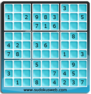 Sudoku von mittelmässiger höhe