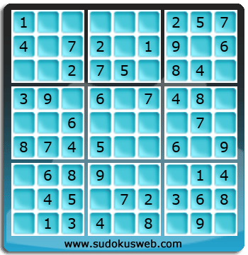 Sudoku de Niveau Très Facile