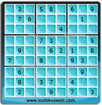 Sudoku von mittelmässiger höhe