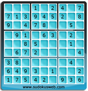 Sudoku von sehr einfacher höhe