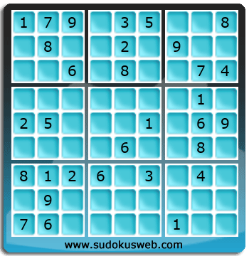 Sudoku von mittelmässiger höhe