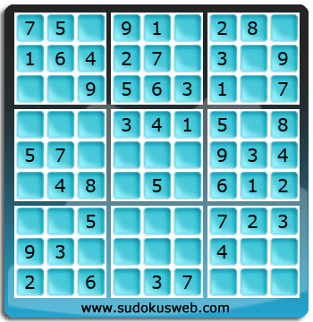 Sudoku von sehr einfacher höhe