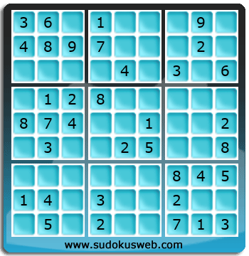 Sudoku von einfacher höhe