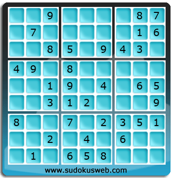 Sudoku von einfacher höhe