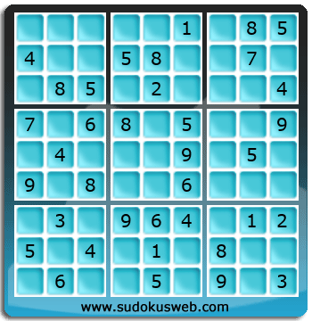 Sudoku von einfacher höhe