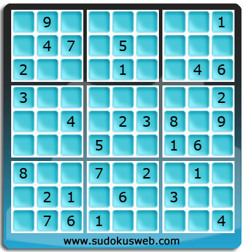 Sudoku von mittelmässiger höhe