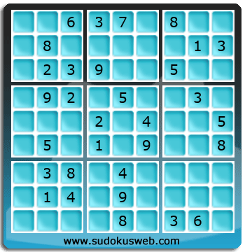 Sudoku von mittelmässiger höhe