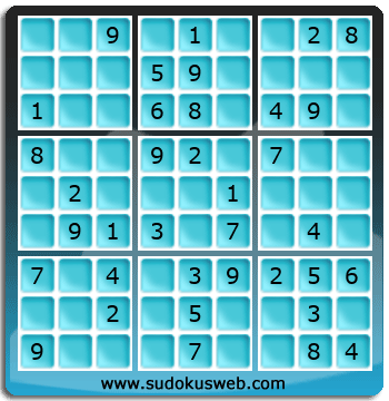 Sudoku von einfacher höhe