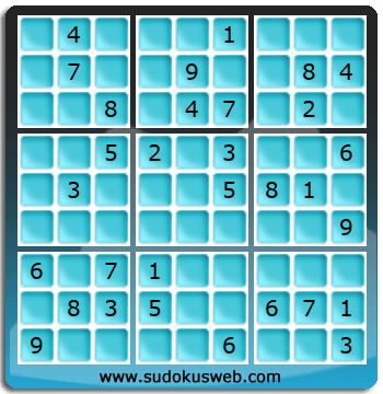 Sudoku von mittelmässiger höhe