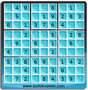 Sudoku von sehr einfacher höhe