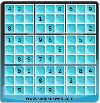 Sudoku von mittelmässiger höhe