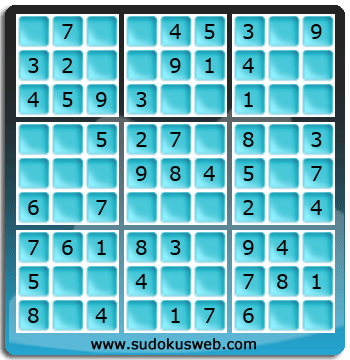 Sudoku de Nivel Muy Fácil