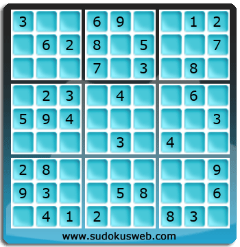 Sudoku von einfacher höhe