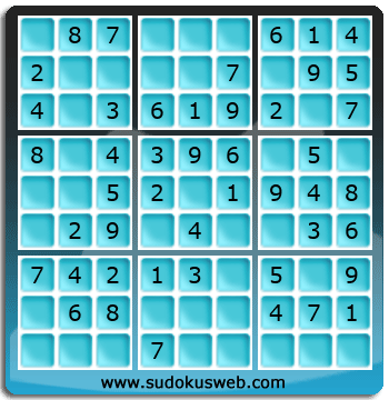 Sudoku de Nivel Muy Fácil