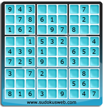 Sudoku von sehr einfacher höhe