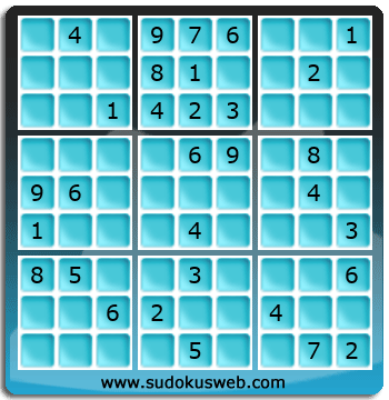 Sudoku von mittelmässiger höhe