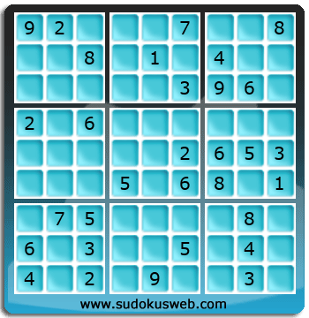 Sudoku von mittelmässiger höhe