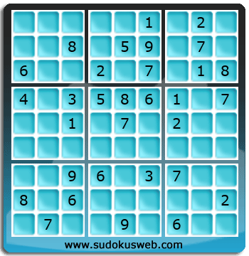 Sudoku von mittelmässiger höhe