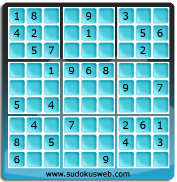 Sudoku von mittelmässiger höhe