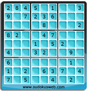 Sudoku von einfacher höhe