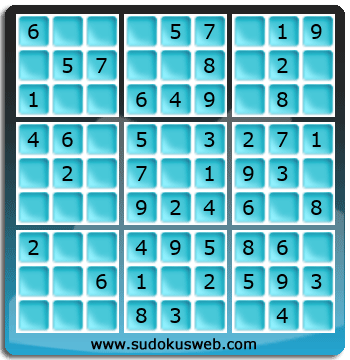 Sudoku de Nivel Muy Fácil