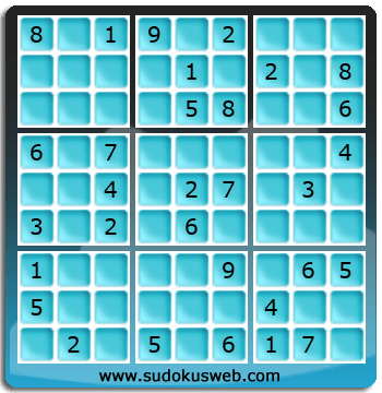 Sudoku von mittelmässiger höhe