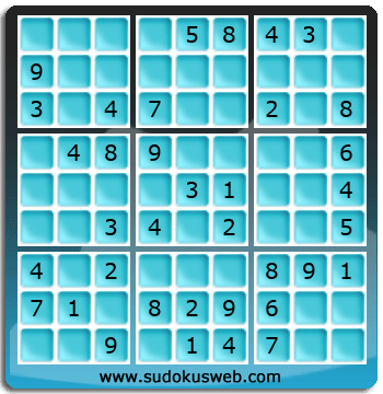 Sudoku von einfacher höhe