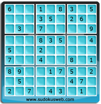 Sudoku von einfacher höhe