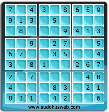 Sudoku von sehr einfacher höhe