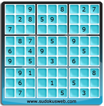 Sudoku von mittelmässiger höhe